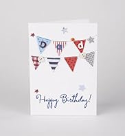 Hand-Made Dad Bunting Birthday Card