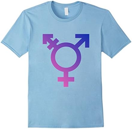 Men's Transgender Solidarity T-Shirt Small Baby Blue