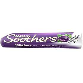 Halls Soothers Lozenges Blackcurrant 10
