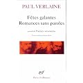 F�tes galantes : Romances sans paroles - Pr�c�d� de Po�mes saturniens