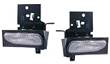 1996-1998 (1997 96 97 98) Ford Mustang Fog Light Assembly (Rectangular) (Base, GT, MACH 1 Model) - One Pair(Both Driver and Passenger Sides) - DOT Certified Fog Light