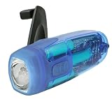 Freeplay X-Ray LED Wind-Up & Rechargeable Torch - Translucent Blue - 7 LED cluster