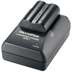 Olympus BCM1 Battery Quick Charger for C7070, C8080, E1, E300 and E500 Digital Cameras by Olympus