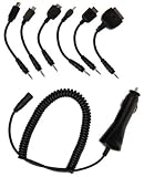 Champion CWP-UNI-CLA Universal AC Home Charging Cord with 6 Interchangeable Charging Tips - Carrier Packaging - Black