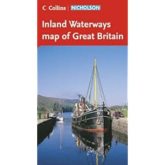Nicholson Inland Waterways Map of Great Britain (Waterways Guide)