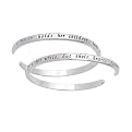 Mothers Sentiment Sterling Silver Cuff Bracelet