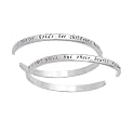 Mothers Sentiment Sterling Silver Cuff Bracelet