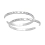 Mothers Sentiment Sterling Silver Cuff Bracelet