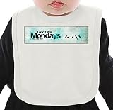 I Don't Like Mondays Tell Me Why Slogan ネクタイを有する有機ビブ Medium
