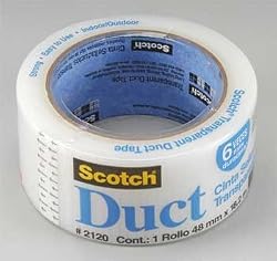 2120-A Clear Duct Tape 1.88" x 20 yards