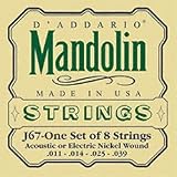 D'Addario Set Mandolin Nickel Med