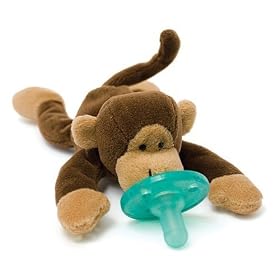Wubbanub Infant Plush Toy Pacifier - Monkey