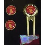 USC Trojans NCAA Golf Divot Tool & Ball Marker Set ~ aminco