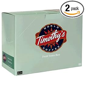 Timothy's World Tea, Earl Grey Tea, 24-Count K-Cups For Keurig Brewers (Pack of 2)