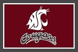 Washington State Cougars ( University Of ) NCAA 3x5 Area Rug