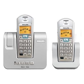 Philips 5112 DECT Cordless Phone Twin Pack - Silver