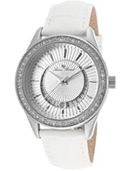 Lucien Piccard Womens LP-12721-02-WHT Staz Analog Display Quartz White Watch