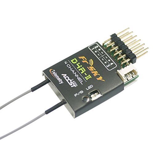 D4R-II Receiver 4 Channel ACCST w/ Telemetry and 8 Channel CPPM w/ RSSI
