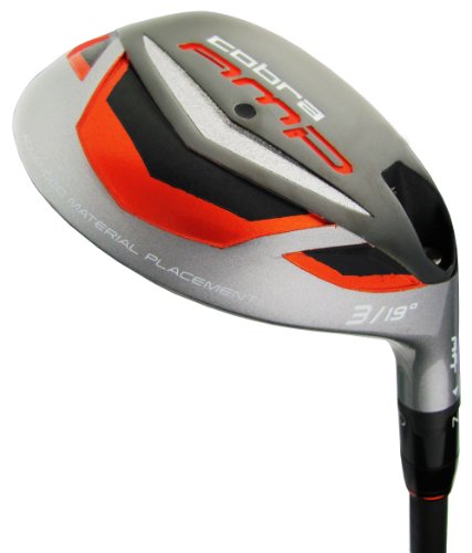 Cobra Amp Hybrid (Men's Right-Handed, 19 Degree 3 Hybrid, Aldila RIP Speed Tuned Graphite Shaft, Stiff Flex) On Sale
