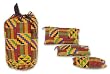 Tote bag and accessory cases, 'Ashanti' Tote bag and accessory cases, 'Ashanti'