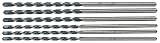 Bosch HCBG600T Blue Granite 6 Piece Hammer Drill Bit Carbide Tip Tapcon Set
