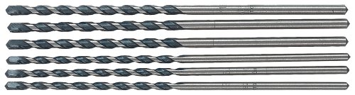 Bosch HCBG600T Blue Granite 6 Piece Hammer Drill Bit Carbide Tip Tapcon Set