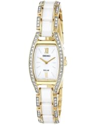 Seiko Womens SUP224 Analog Display Japanese Quartz White Watch
