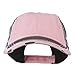 Vintage Washed Cotton Twill Frayed Bill Cap - Pink Charcoal