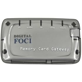 Digital Foci Memory Card Gateway - USB 2.0 Multi-format Memory Card Reader (Gray) by Digital Foci