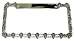 Chrome Skull and Crossbones License Plate Frame