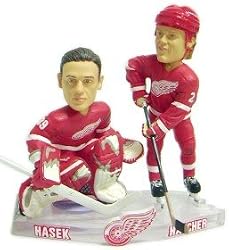 Detroit Red Wings Hasek & Hatcher Forever Collectibles Bobble Mates - Hockey Sports Merchandise