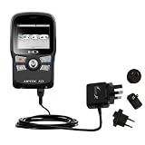 International Wall Home AC Charger for the Aiptek i2 3D Video Camcorder - uses Gomadic TipExchange Technology