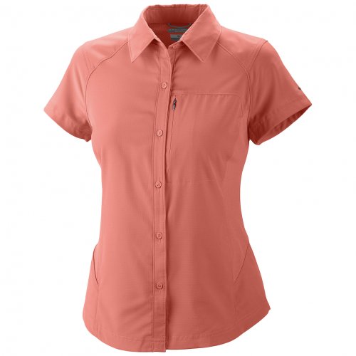 Columbia Women's Silver Ridge Short Sleeve Shirt, X-Small, Zing On Sale