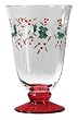 Pfaltzgraff Winterberry Hand-Painted Water Goblets, Set of 4