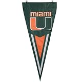 Miami Hurricanes Green Premium Quality Pennant