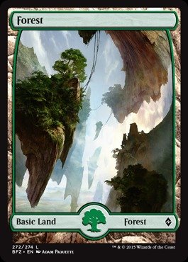 Magic: the Gathering - Forest (272) (272/274) - Battle for Zendikar - Foil