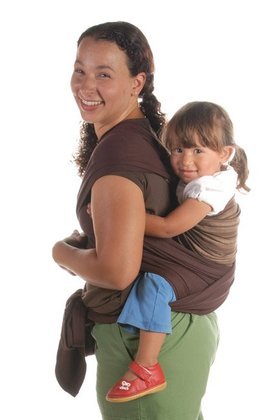 Moby Wrap Moby D Chocolate Stripe