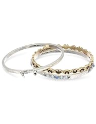 Lucky Brand Sealife Bangle Bracelet Set, 7.25"