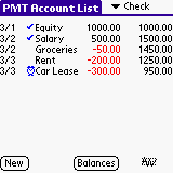 PMT xl -- Personal Money Tracker downloadable Software