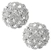 Tressa Sterling Silver Colorless White Cubic Zirconia .925 Stamp Hypoallergenic Nickel-free Earrings