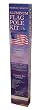 Heath Outdoor 20 Foot Aluminum Pole that is 2 Inch Anodized Aluminum with 3-by-5 Feet Poly Cotton U.S. Flag #25020