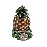 Miniature Pineapple Jewelry Trinket Box Bejeweled