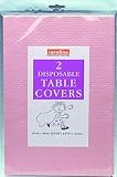from Just For Fun Disposable Tablecovers (pack of 2, Caroline brand) - Pink
