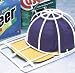 Ball Cap Washer - Safely Clean Your Cap In The Washing Machine or Dishwasher (White) (12"H x 8.5"W x 4.5"D)