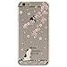 iPhone 6 Case, SwiftBox Cute Cartoon Case for iPhone 6 4.7 inch + Free 0.3mm Tempered Glass Screen Protector + SwiftBox Owl Phone Strap (Cherry Blossom and White Cat)