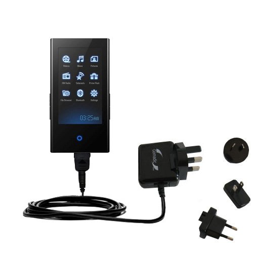 International Wall / AC Charger for the Samsung P2 - Gomadic Brand w/ TipExchange Technology