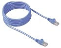 Belkin A3L791-S 3-Foot RJ45 CAT 5e Snagless Molded Patch Cable (Blue)