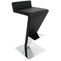 LumiSource Marquee Bar Stool, Black
