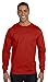 Hanes Men's Long-Sleeve Crewneck Beefy T-Shirt, Black, XX-Large