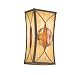 Kichler Lighting 69093 1-Light Cat's Eye Art Glass ADA Compliant Wall Sconce, Olde Bronze